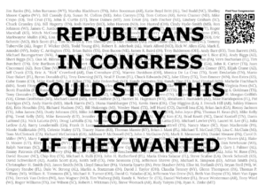 Republicans In Congress Can Stop It - Poster Image